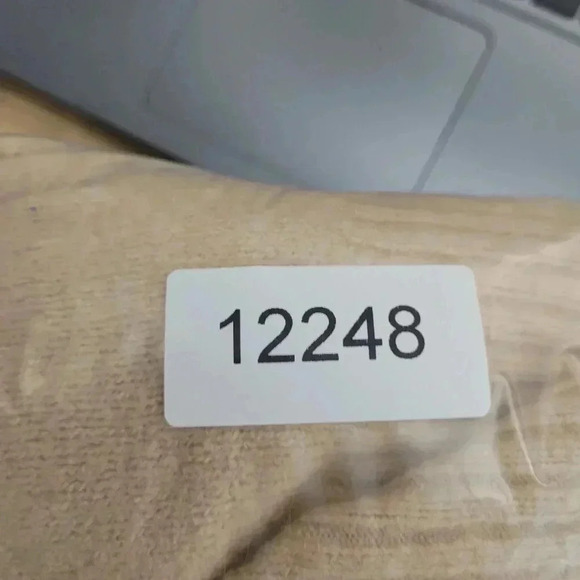 Calvin Klein Jeans Womens Knit Crop Sweater L Mock neck 7CT - Picture 6 of 6